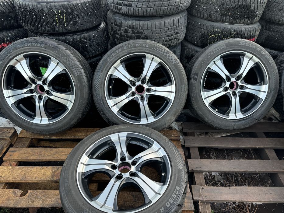 Комплект литые диски r17 5/114.3  7.5J ET 43
