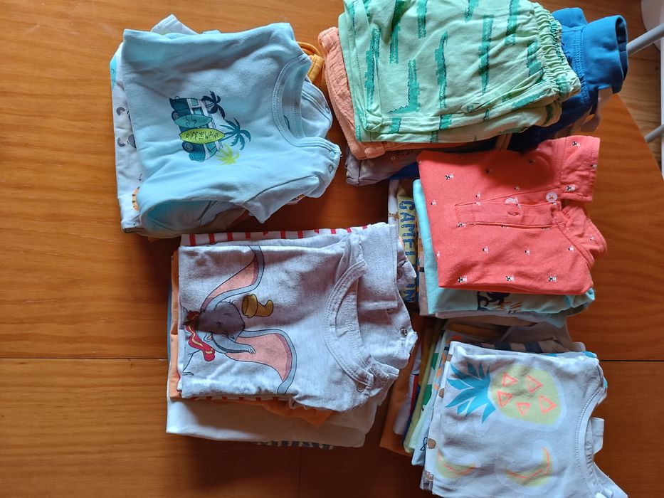 Lote roupa bebé menino Verão