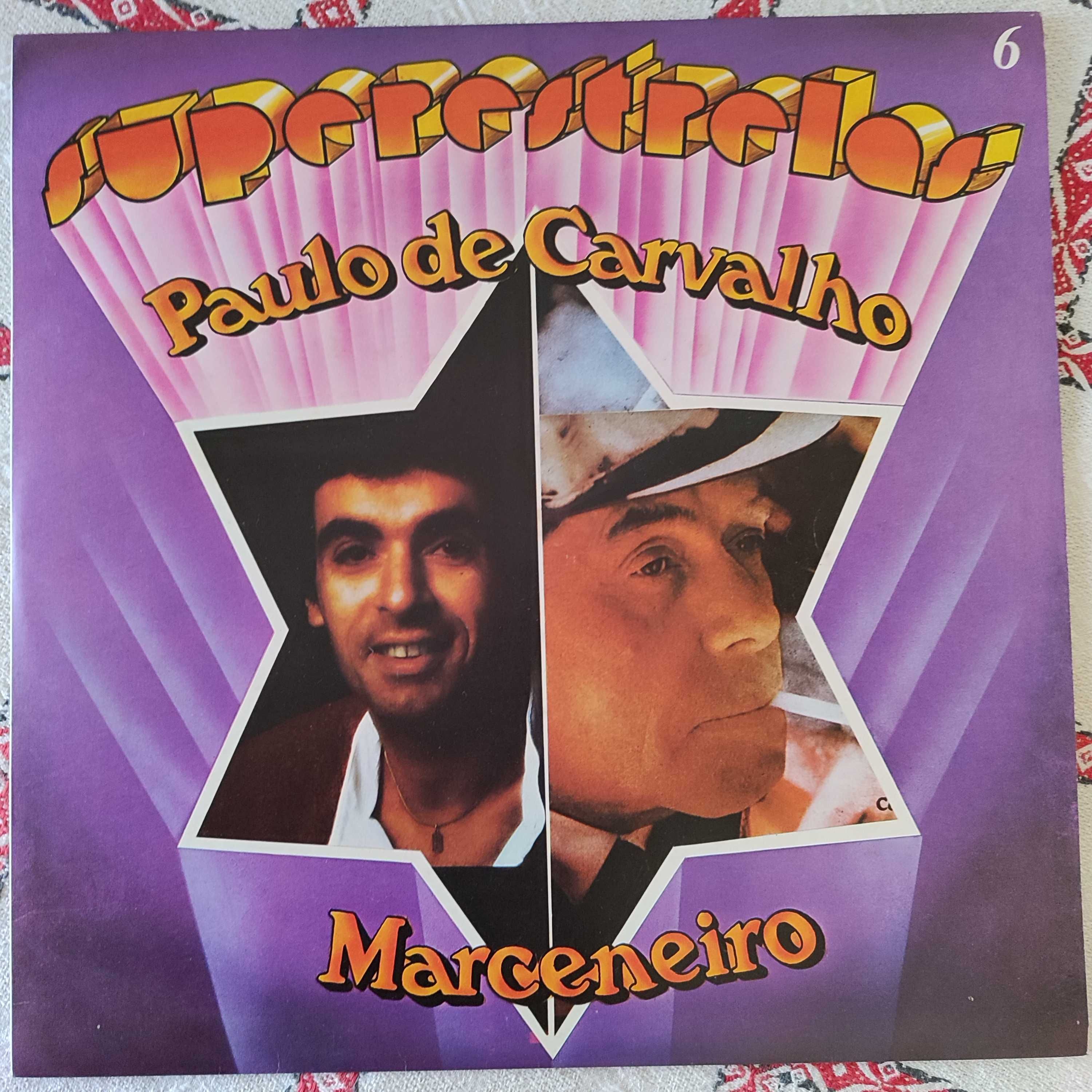 disco vinil Paulo de Carvalho + Marceneiro - música portuguesa