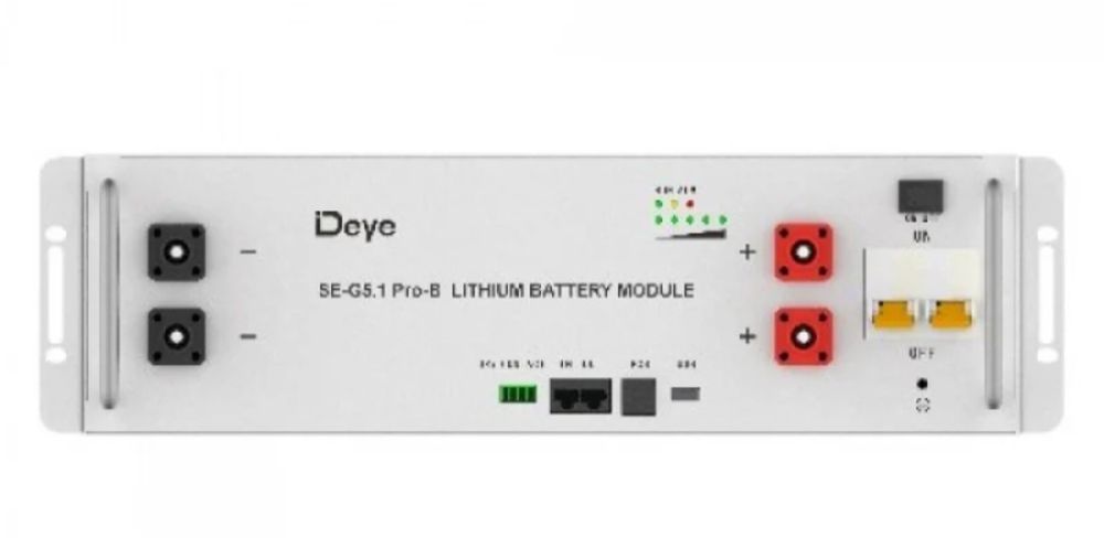 Акумуляторна батарея Deye , ТАВ 5 кВ,  100Ач

 Джерело h