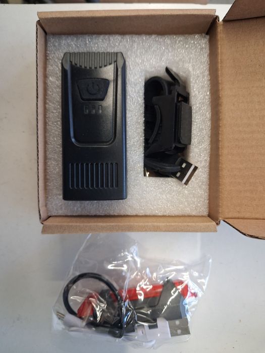Zestaw lampek lampki rowerowe USB PRZÓD + TYŁ ledowe NOWE