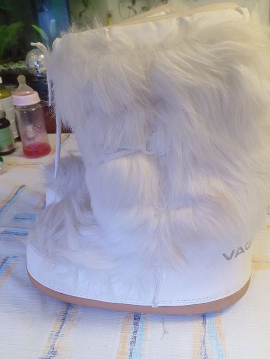 Kudłate Śniegowce białe Vagabond 38-40