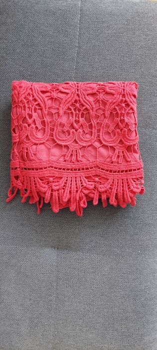 Różowa spódniczka mini ażur New Yorker XS/S