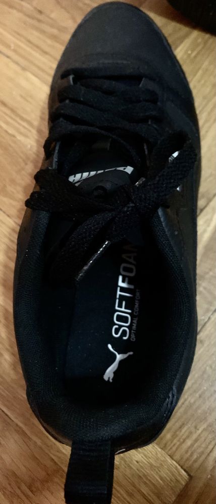 Кросівки чорні чоловічі PUMA R78 SL black SoftFoam+ Optimal Comfort