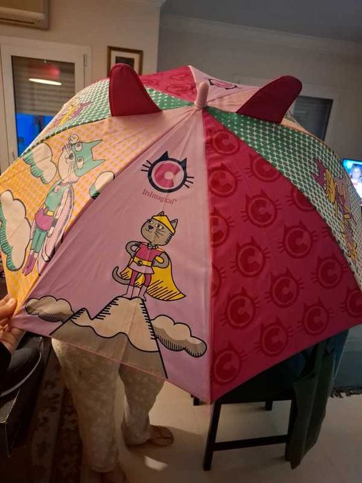 Chapeu de chuva menina