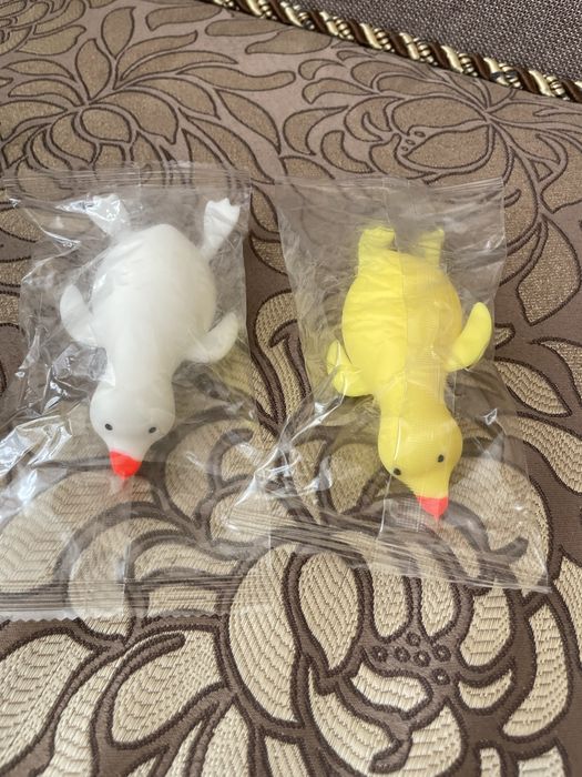 Іграшка-антистрес гусеня та каченя