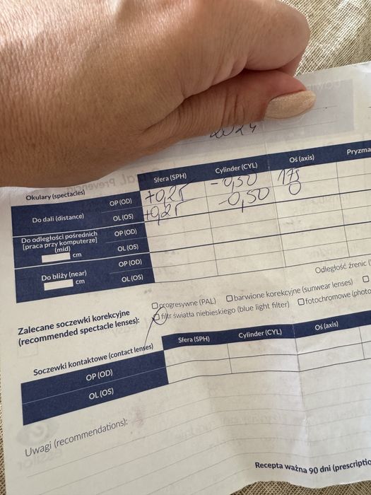 Okulary korekcyjne Tom Ford Szkła +0,25
