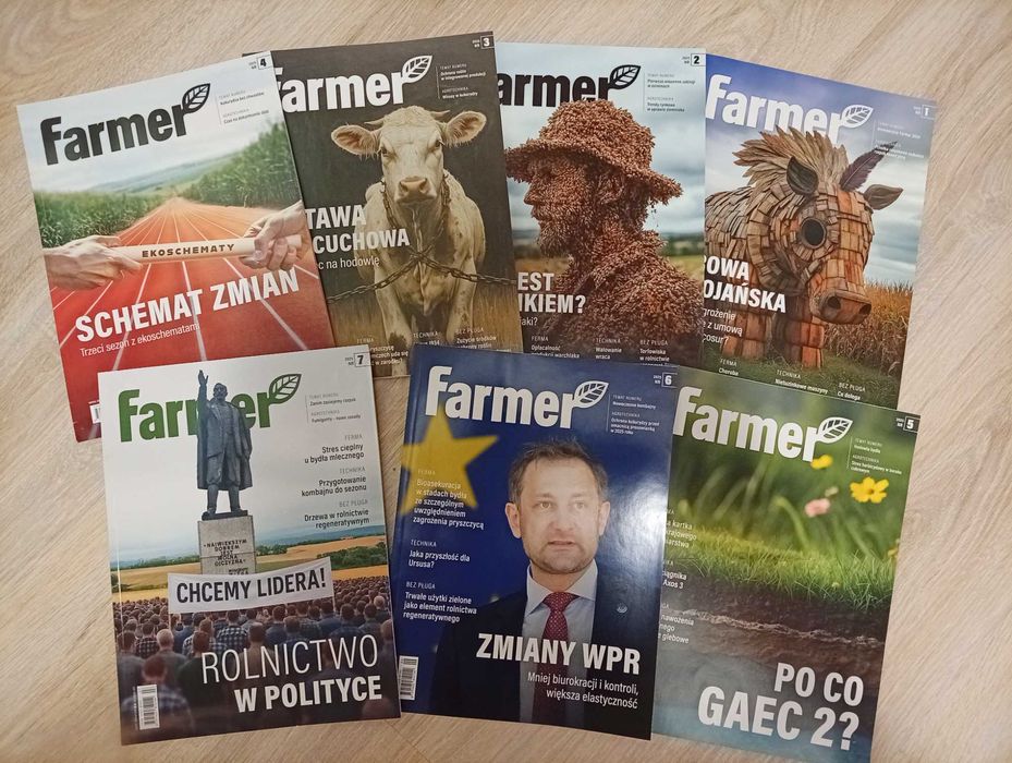Farmer czasopismo rolnicze 2025 7 numerów nowe