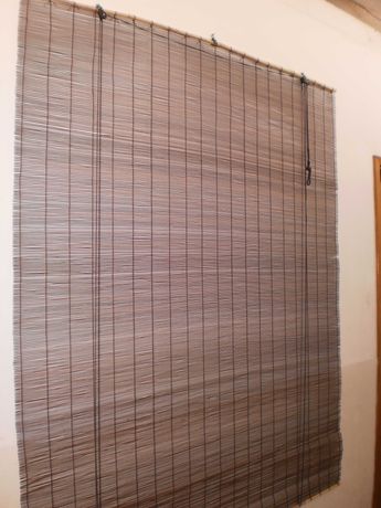 Cortina de rolo de bambu 1,80cm x 1,50cm