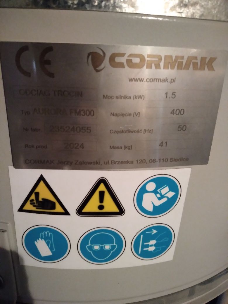 Odciąg trocin cormak