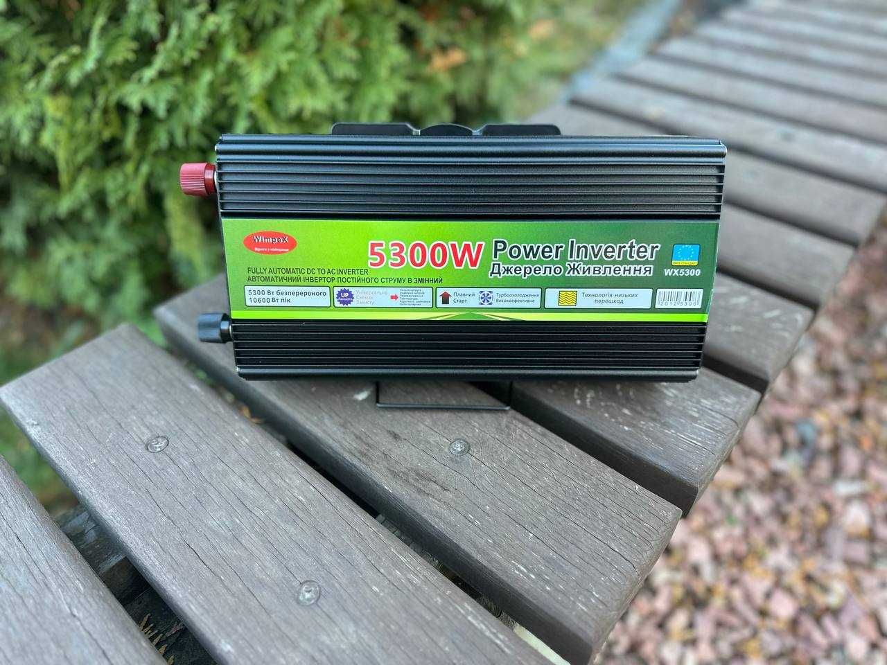 Преобразователь напряжения автоинвертор 24V 220V 5300W. Инвертор