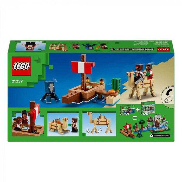 Конструктор Lego Minecraft 21259. Путешествие на пиратском корабле