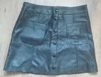 Skórzana spódnica mini H&M rozm. S/36