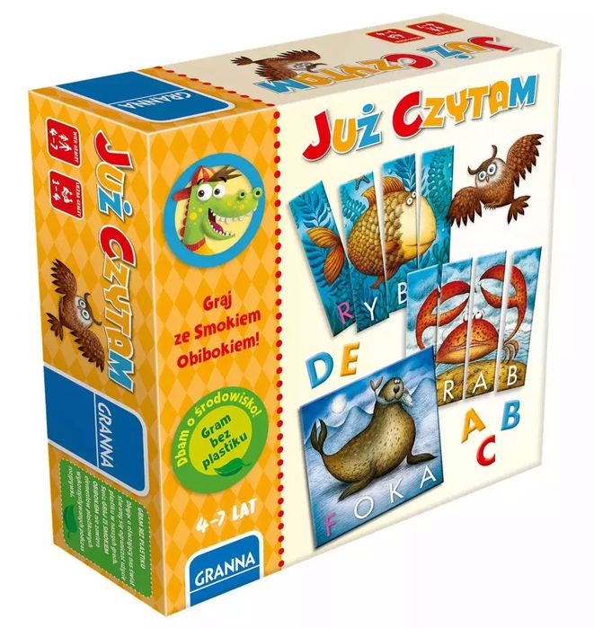 Już czytam. Gra ze smokiem obibokiem. Granna. Nowy Produkt