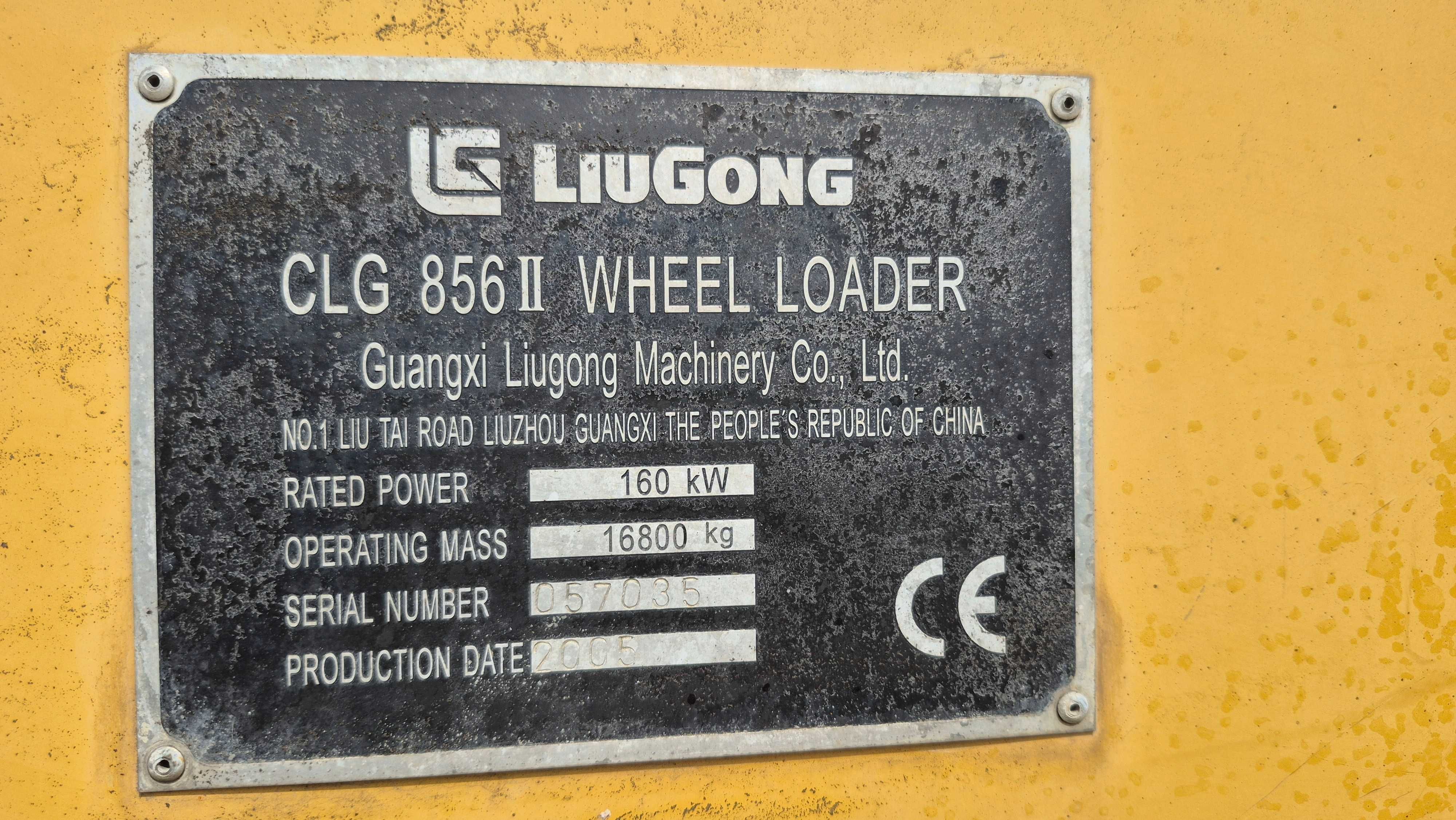 Ładowarka kołowa LiuGong CLG 856 II