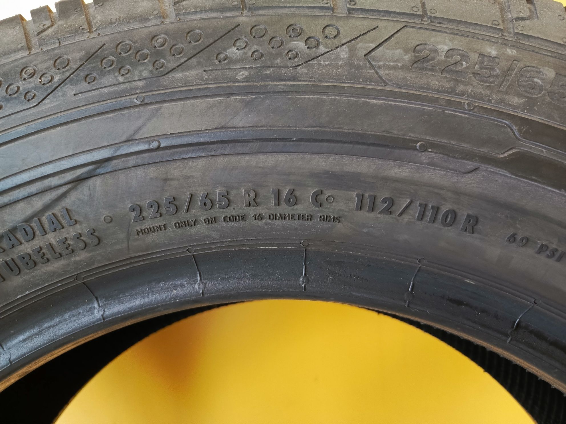 4 opony letnie używane Continental 225/65/16C 112/110R