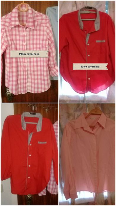 Blusas tamanhos S e M.