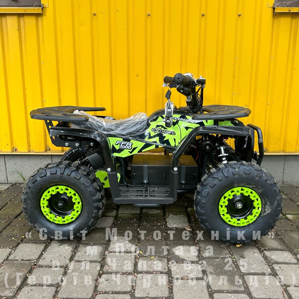 Новий дитячий електричний квадроцикл Exdrive FFA 1000W 48V12Ah електро