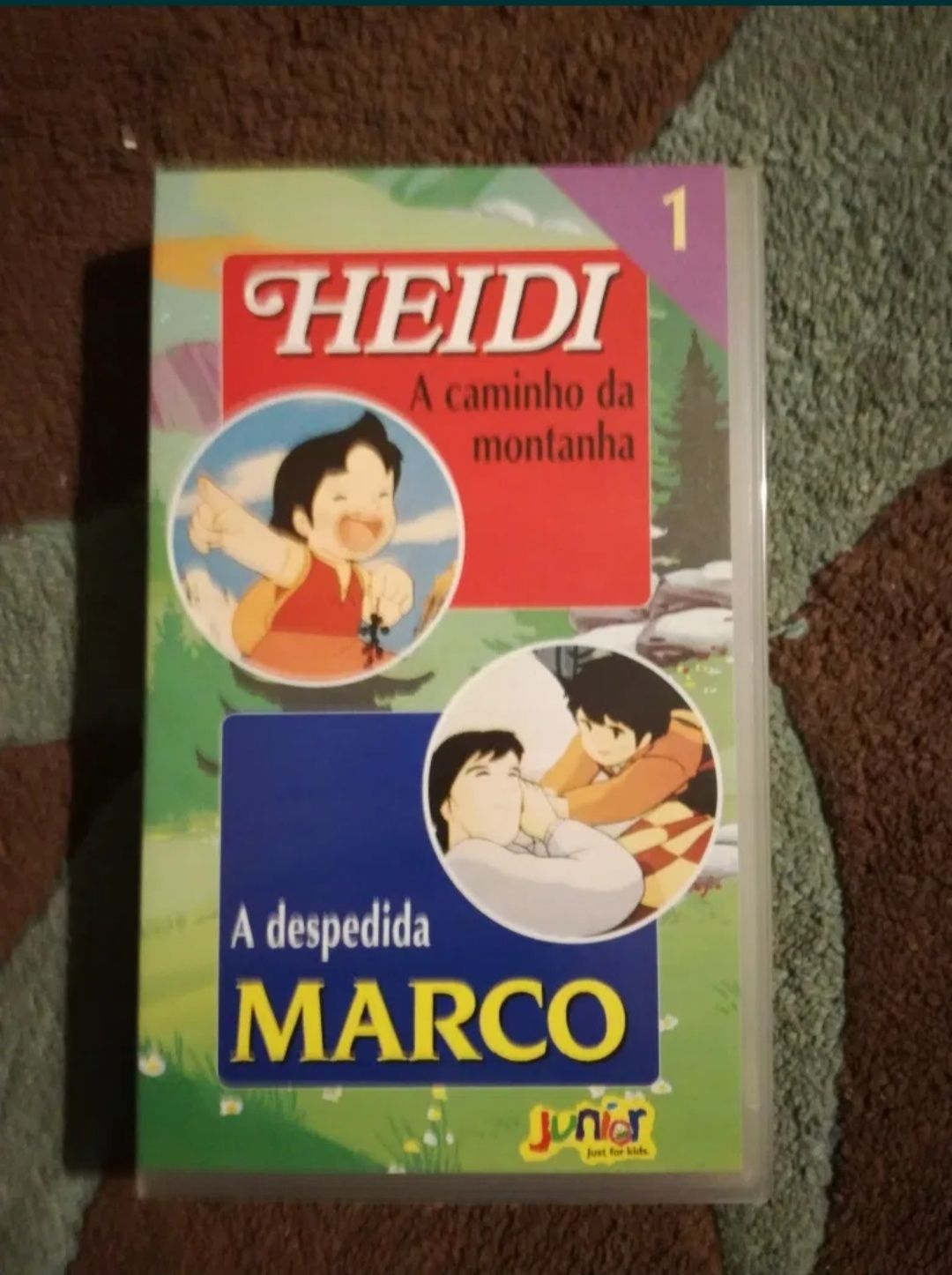 Vendo colecção completa de cassetes VHS da Heidi e Marco