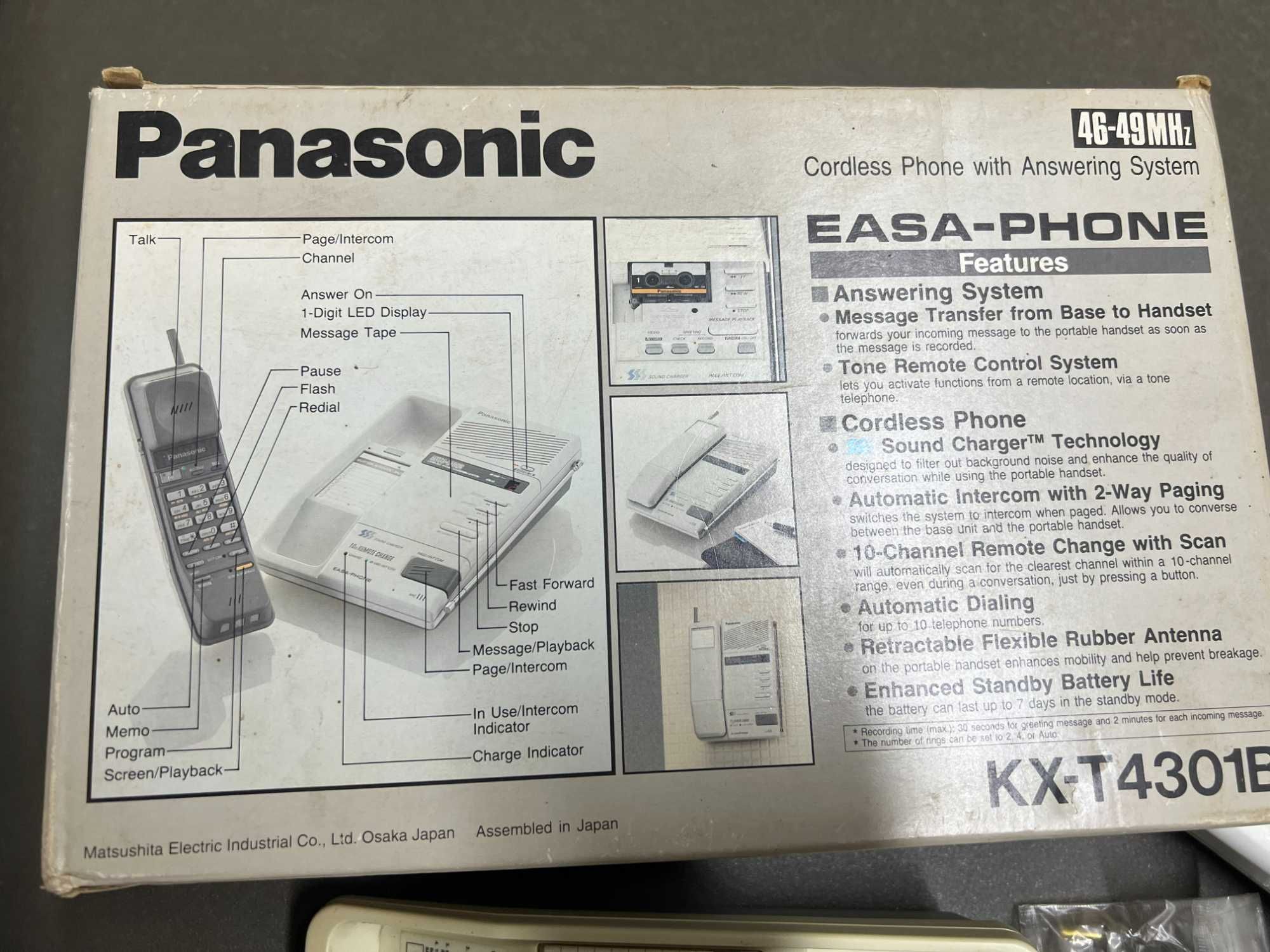 Радиотелефон Panasonic KX-T4301BH (база+трубка) с автоответчиком