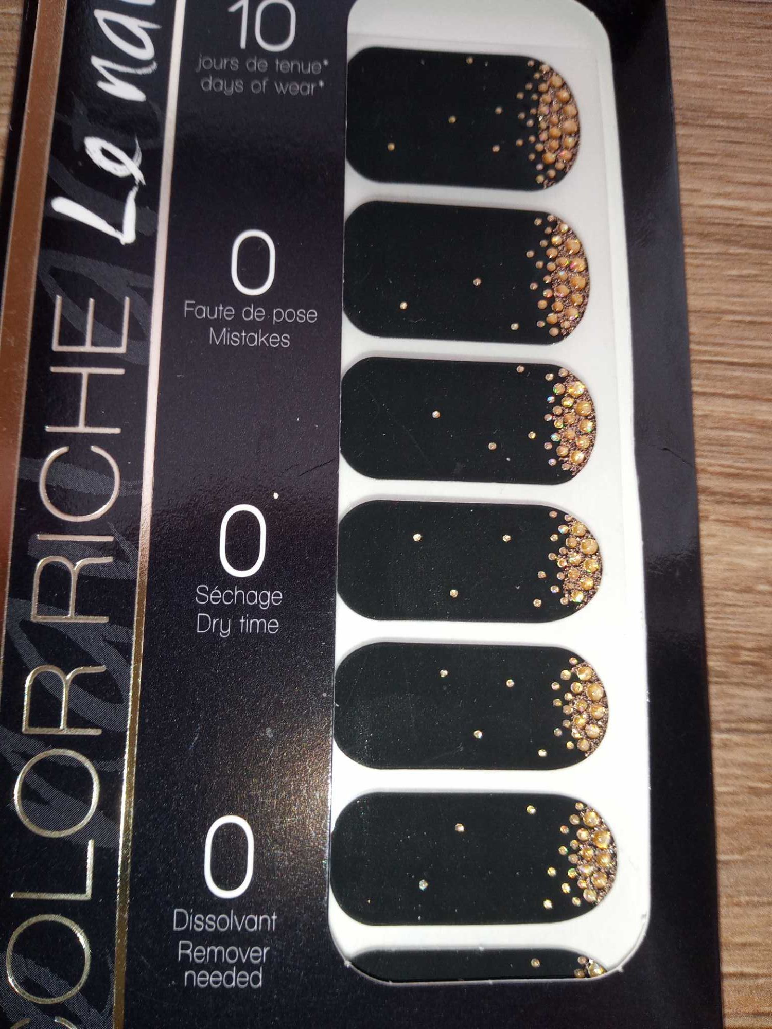 Loreal ColorRiche nail art naklejki na paznokcie