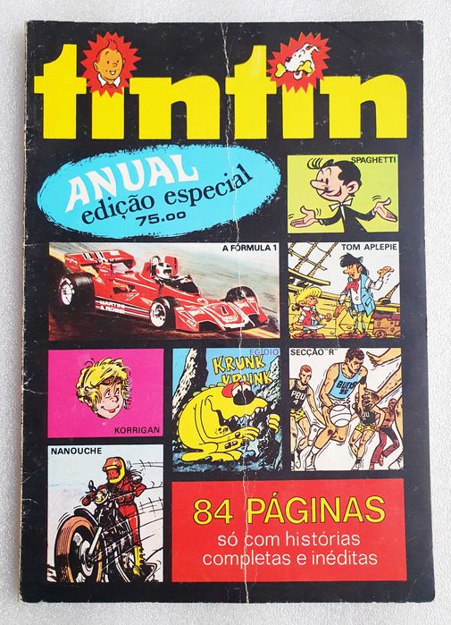 Álbum de BD ~ "TINTIN ANUAL 1978" ~ Edição Especial ~ 84 Pag.