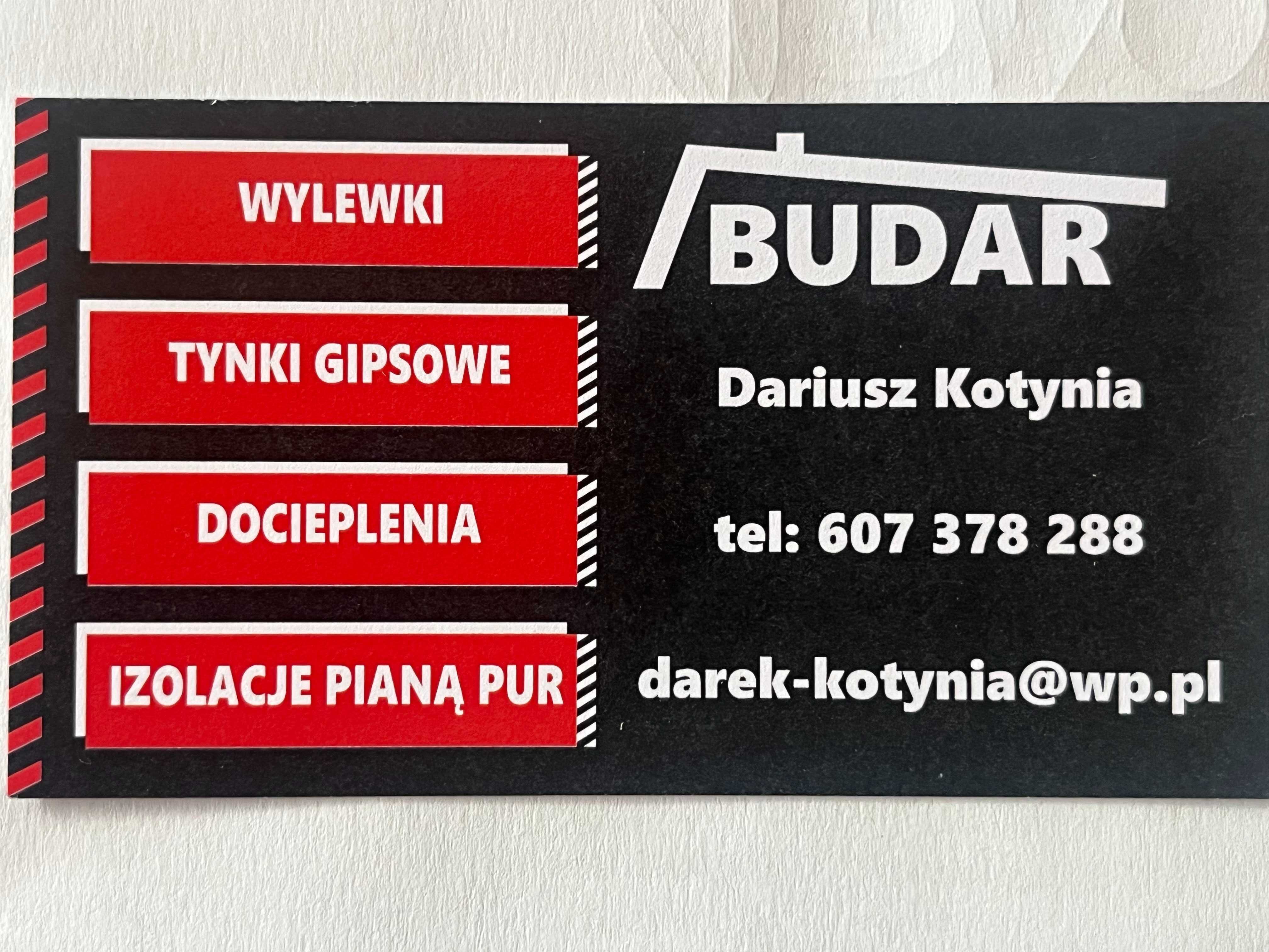 Wylewki Posadzki Styrobeton Tynki gipsowe Piana PUR Izolacje Elewacje