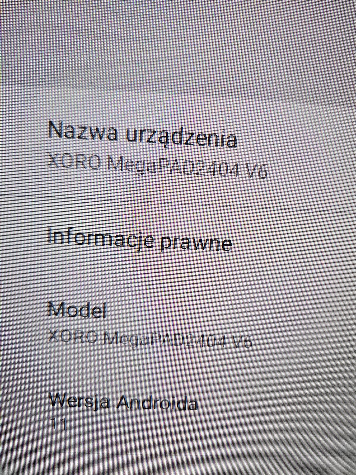 XORO MegaPAD 2404 V6 – 24" tablet