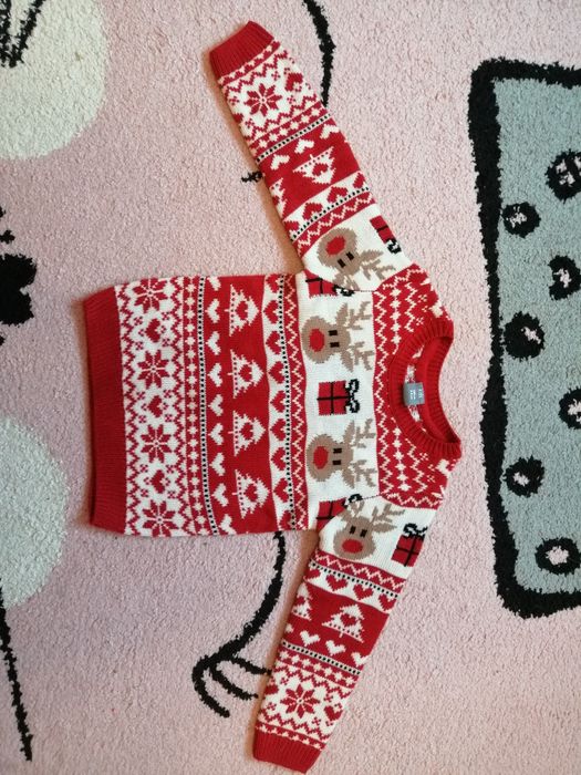 Sweter sweterek świąteczny Pepco 104