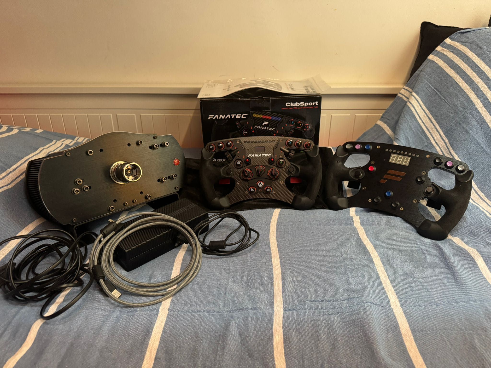 Fanatec 2 volantes e base v.2 set de pc