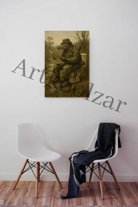 Obraz ,,Krokodyl w mundzurze"" Arkoolzar