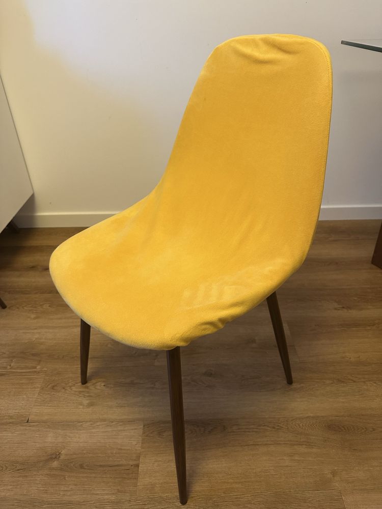 Mesa madeira maciça com tampo de vidro