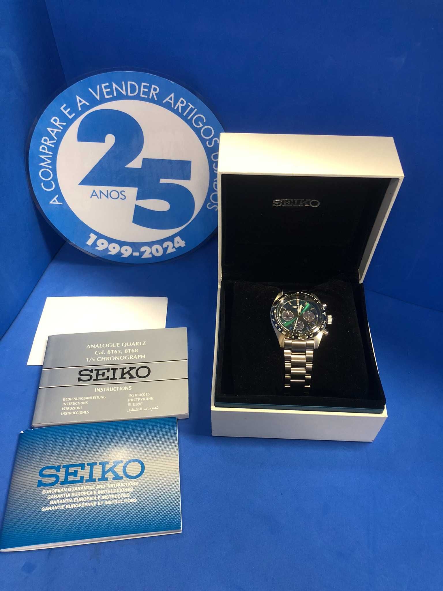 RELOGIO SEIKO PROSPEX SPEEDTI (COMO NOVO) 12 + 6 MESES DE GARANTIA