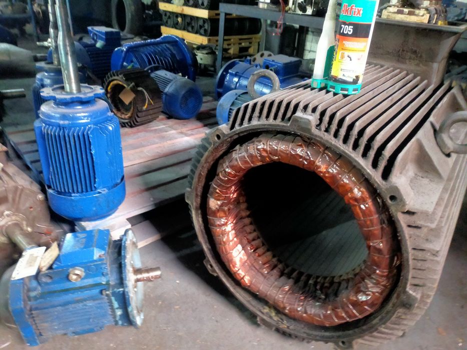 Перемотка Статоров якорей роторп Генераторов Эл. Моторв 220/380v