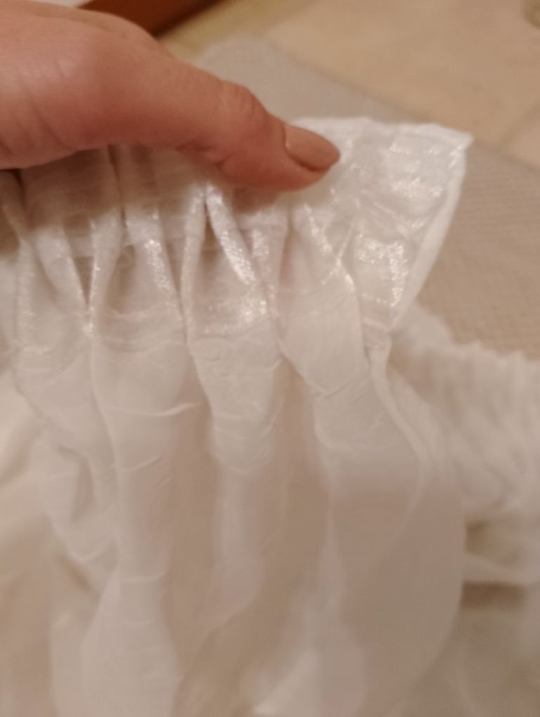 Firana ecru sztuk 2