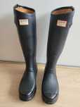 Czarne kalosze Hunter 40/41 oficerki