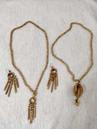 Комплект серьги и ожерелье