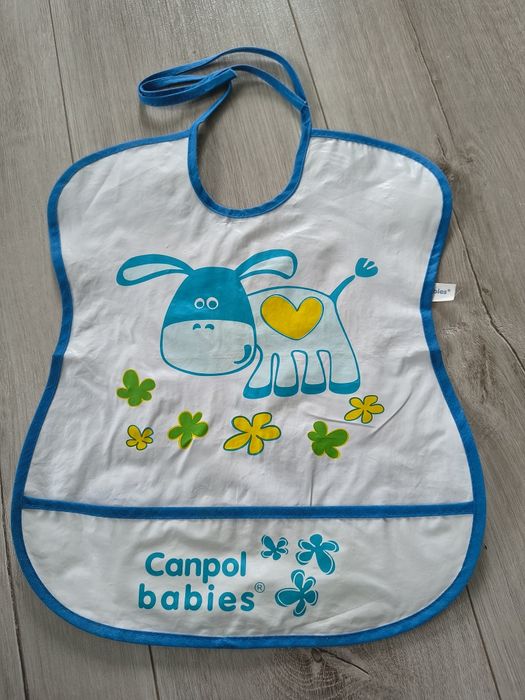 Duży śliniak z kieszonką Canpol babies