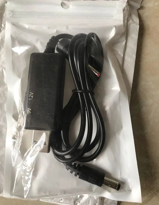 Кабель USB-DC для роутера WiFi с переключателем 9V/12V