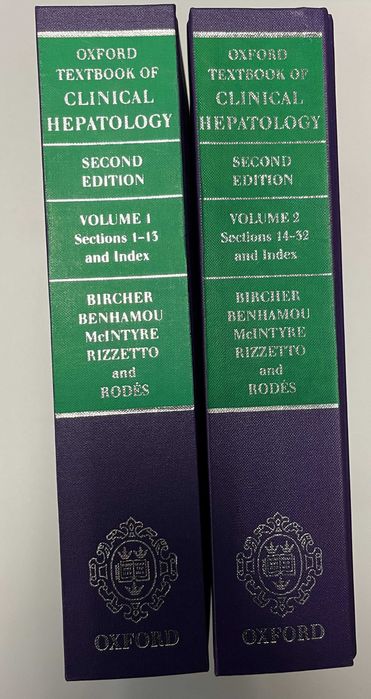 Oxford Textbook of Clinical Hepatology 2nd edition - 2 volumes - novo