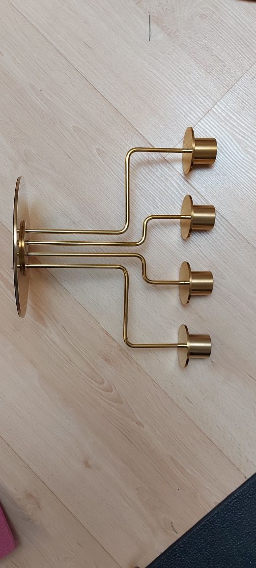 Castiçal dourado, porta velas Ikea