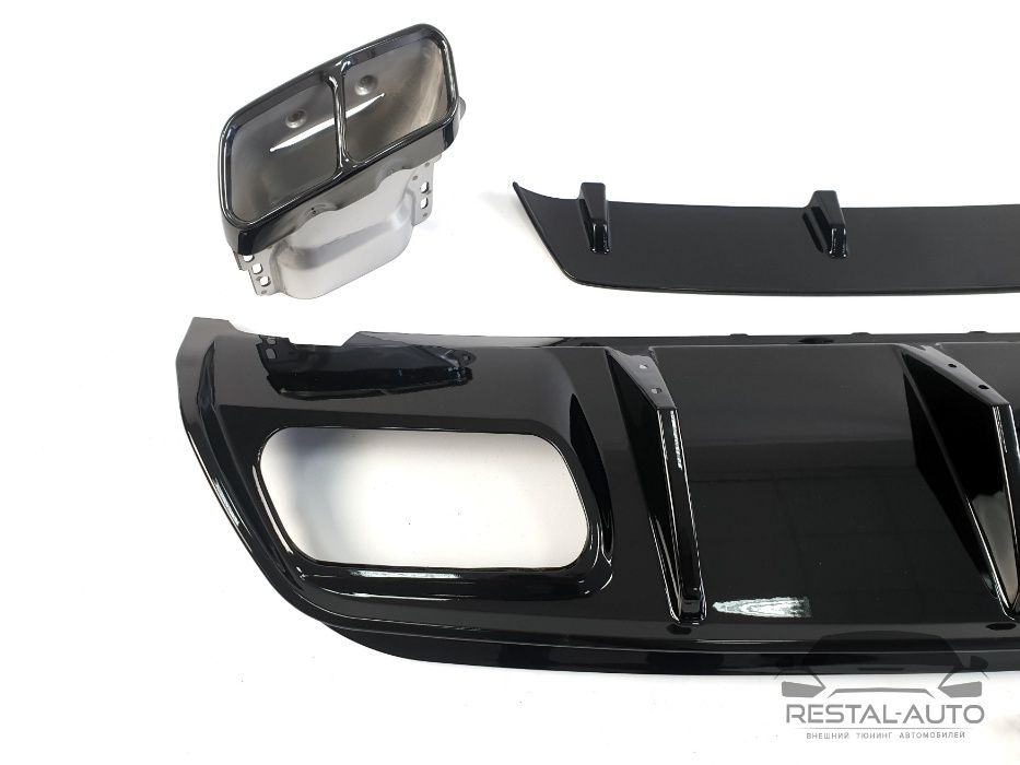 Диффузор с насадками Mercedes A-class w176 12-16 рік mercedes W176 AMG