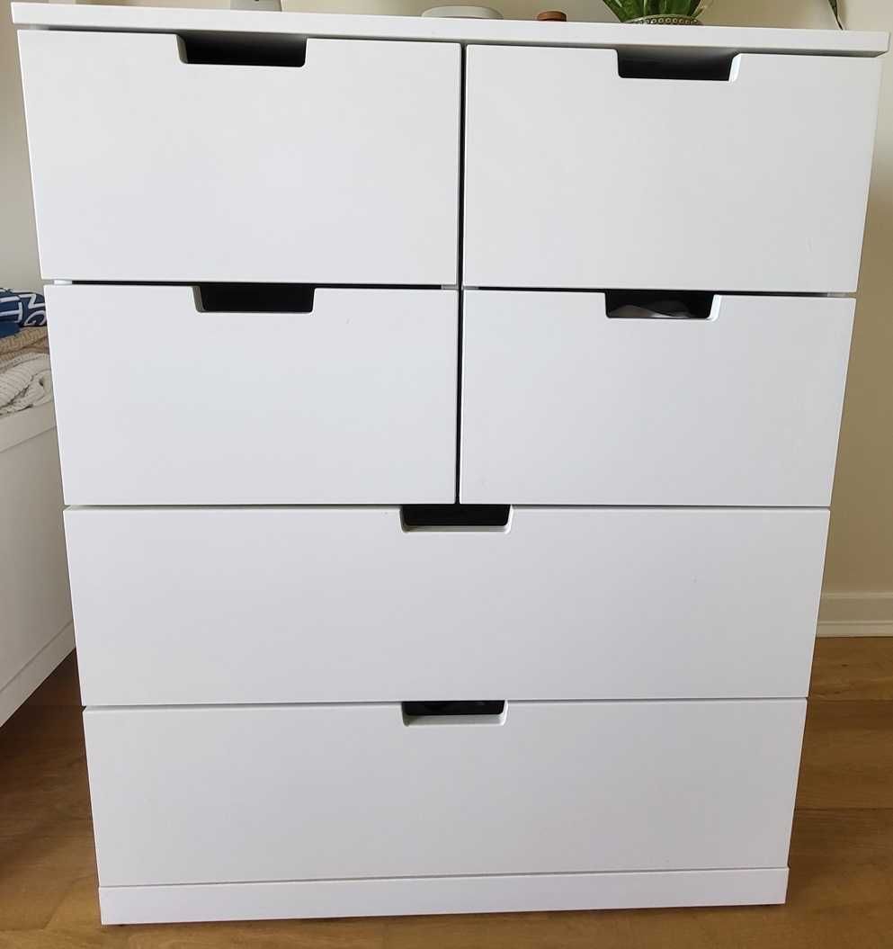 Ikea NORDLI Cómoda modular c/6 gavetas, branco
