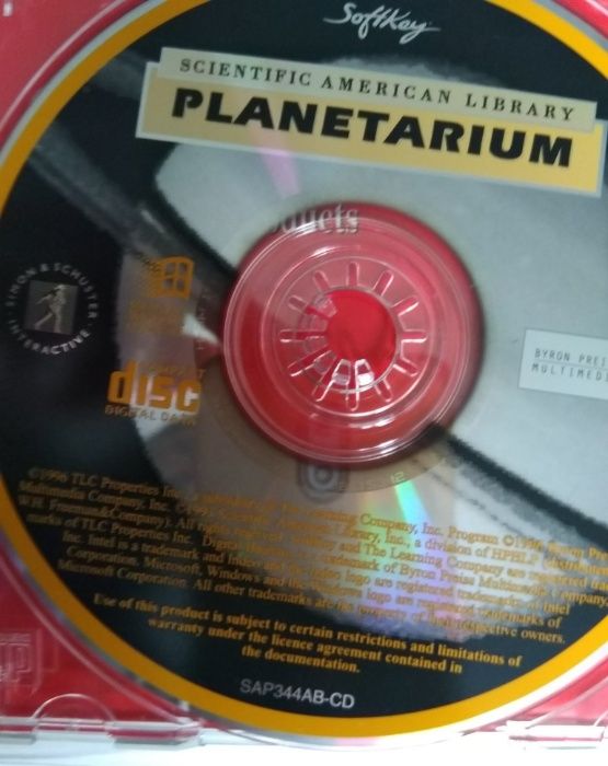 CD Rom Scientific American Library Planetarium