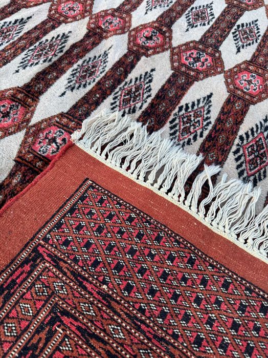 Salonowa Pakistańska Buchara Ręcznie Tkana Wełniana Dywan 378x280