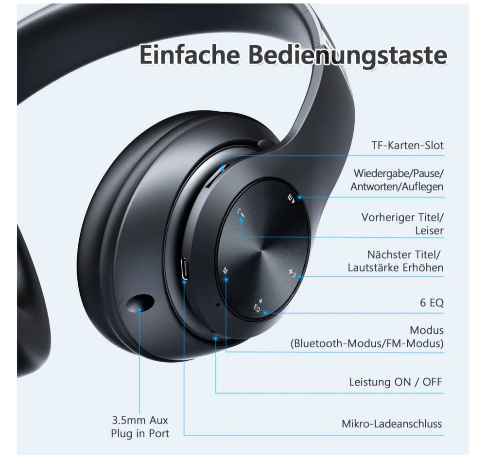 Bezprzewodowe słuchawki Bluetooth