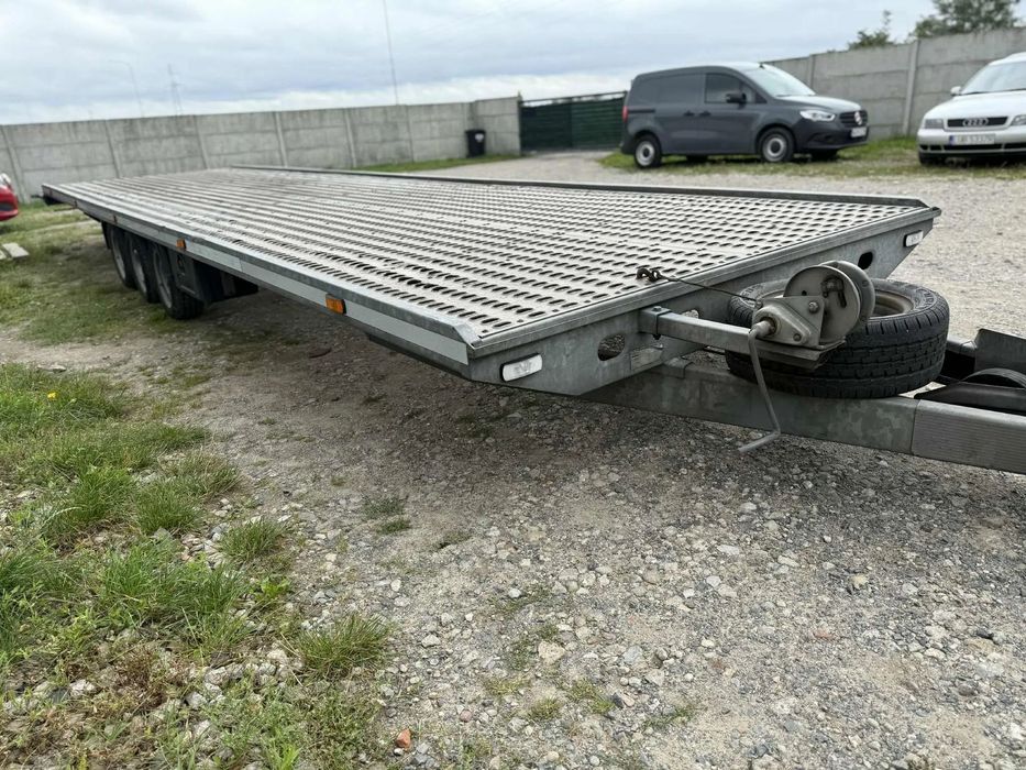 WIDPOL  WIDPOL Przyczepa Laweta na 2 samochody AKS Amortyzatory Wciągarka LED