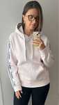 Bluza La Mania z kapturem moon light pink jasny róż