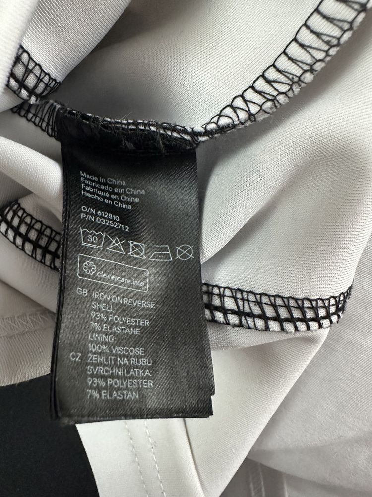 Ołówkowa sukienka w pasy H&M XS