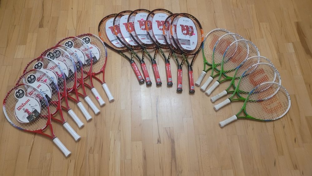 Rakiety tenisowe - zestaw